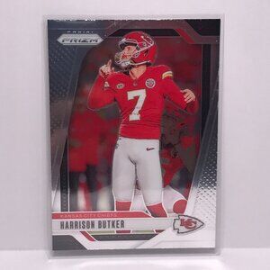 2024 Panini Prizm Football Red White Blue Prizm #144 Harrison Butker Chiefs NFL